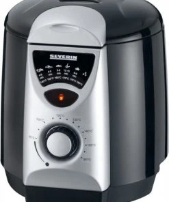 Fritteusen Severin FR 2408 Friteuse Schwarz-silber