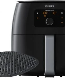 Fritteusen Philips HD9654/90 Airfryer Premium XXL Heißluft-Fritteuse Schwarz