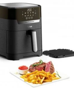 Fritteusen Tefal EY5058 Easy Fry& Grill XL Precision Heißluft-Fritteuse Schwarz